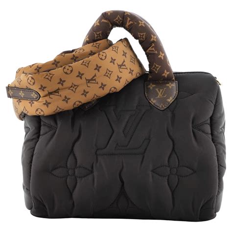 louis vuitton pillow backpack monogram quilted econyl nylon